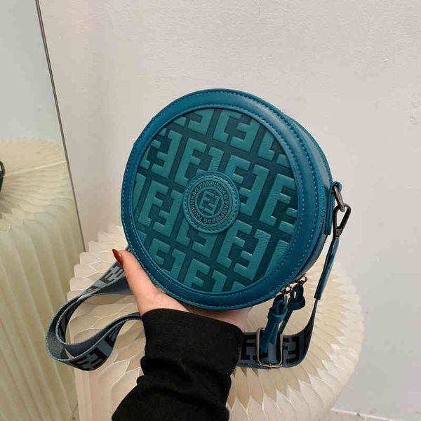 

2022 new designer handbags versatile round leisure messenger single