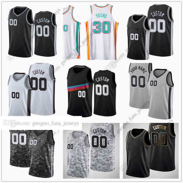 

custom printed 75th 2022 new city basketball jerseys mcdermott 30 thaddeus 17 doug young primo 1 lonnie 11 joshua walker forbes 3 keldon 7 b, Black;red
