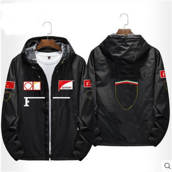 

2022 new f1 racing jacket, outdoor sports sweater, Black