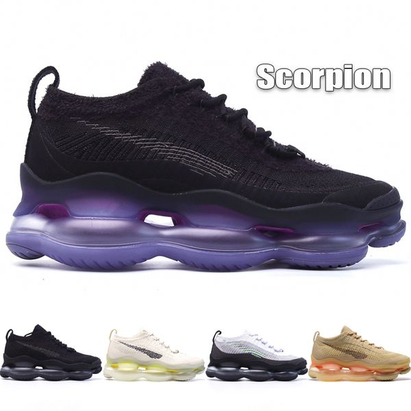 

scorpion fly mens womens running shoes black purple outdoor sneakers size 36-45