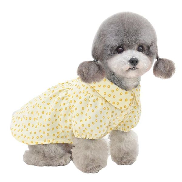 Camisa de vestuário para cães de roupas pomerânias de pomerânia de cachorro gato tops blusa chihuahua yorkies shih tzu maltese bichon poodle roupas fantasias