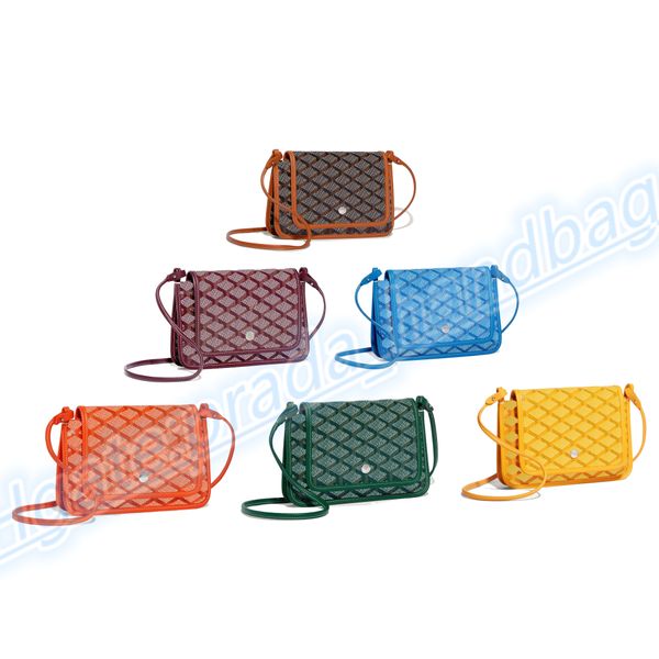 Bolsas envelope WOC de designer de luxo femininas masculinas Mini hangbag clássica de couro a bolsa tote