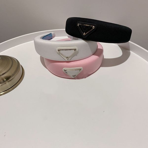 

temperament hair band leather plaid head wide edge headband flower, Silver