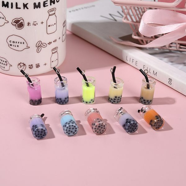 

milk tea charms fruit charm craft tools pendant boba bottle pendants dangle earring necklace for diy jewelry making craft 1222526
