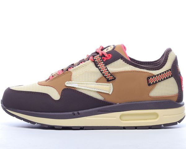 

brand shoes casual cactus jack baroque brown lemon drop wheat chile low versatile authentic sneakers, White;red