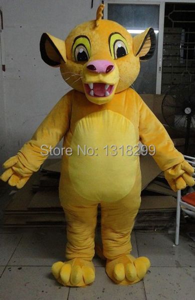 

mascot doll costume mascot lion simba mascot costume fancy dress custom fancy costume theme mascotte carnival, Red;yellow