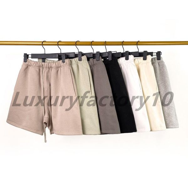 

mens womens shorts clothing apparel cotton sports panties plain short tide knee length drawstring pants sweatshort size m3xl, Brown;gray