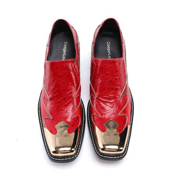 

dress shoes men's boots martin shoes fashion autumn and winter warm thick soled men's leather red high gang, Black