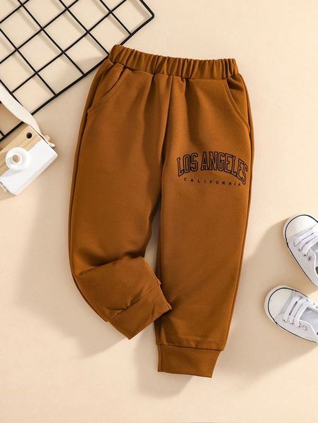 

baby letter graphic sweatpants she02, Blue