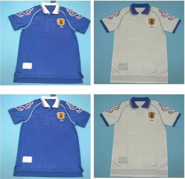 

japan 1998 retro soccer jerseys nakata nakayama home blue away white football shirts namami yamaguchi 98 tee kawaguchi ihara kkhii t-shirt, Black;yellow