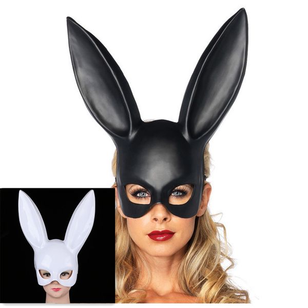 

halloween easter charming bunny ear maskl mask masquerade ball series plastic