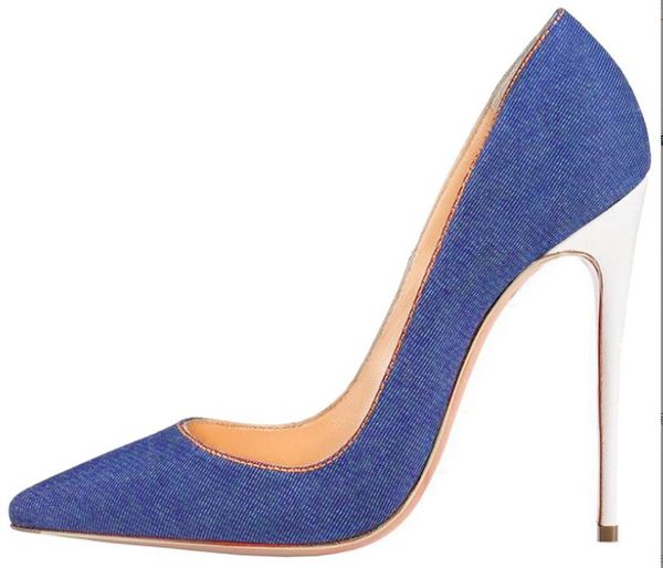 

women basic thin heels wedding shoes pumps valentine women real slip-on spring/autumn fashion, Black