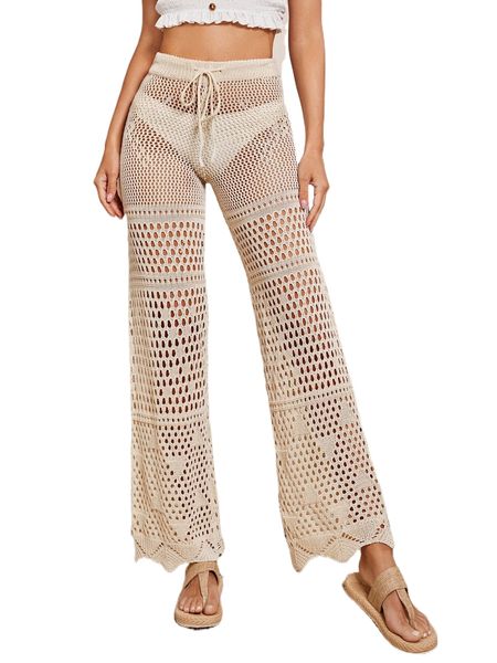 

sheer cover up pants without bikini h7eb#, White;black