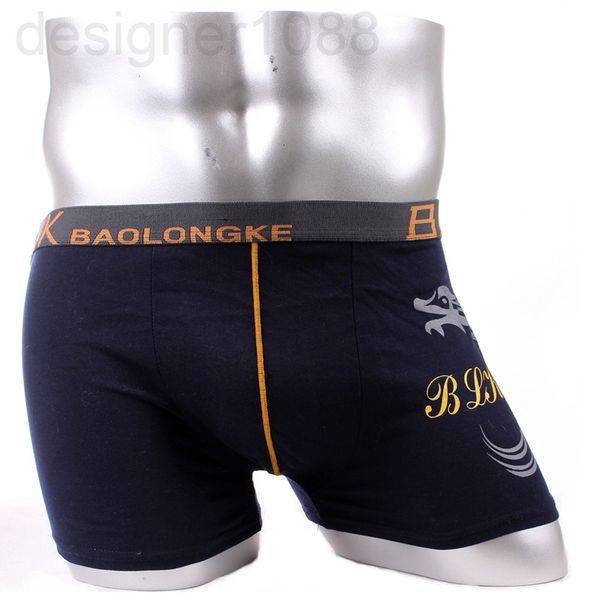 

underpants designer men's underwear cotton four corner large side loose and breathable medium waist printed men's flat pants noxw, Black;white
