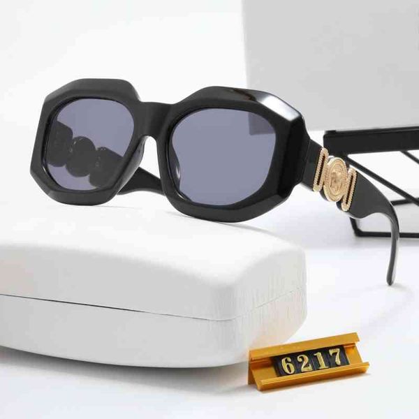 

new 6217 personalized head sunglasses irregular frame sunglasses fashionable men's and women's, White;black