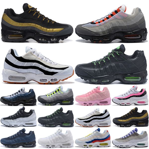 

classic max 95 running shoes man woman size 36-45 trainers neon pink suede black and green rose triple white navy blue solar red ultramarine