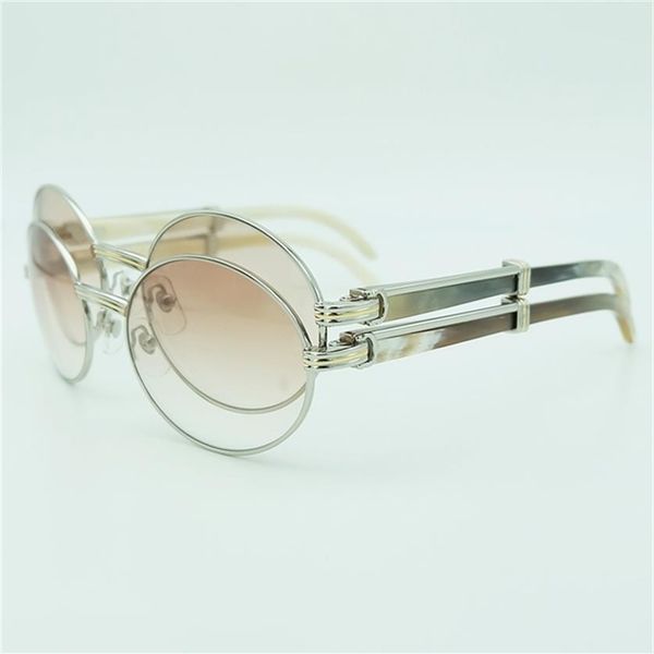 

72% off oval mottled buffalo horn sunglasses men carter mens metal black white buffs sun glasses luxury outdoor drivi217n, White;black