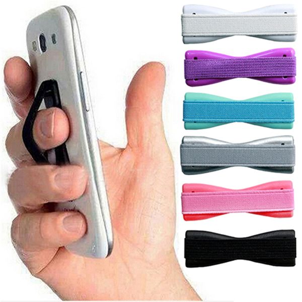 Anti Slip Elastik Bant kayışı Universal akıllı telefon telefonu Tutucu Aksesuarları İPhone Finger Grip için Cep Telefonları Tabletleri