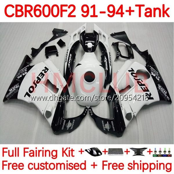 Corpo +Tanque para Honda CBR600 CBR 600 F2 FS CC 600F2 91-94 Corpo de carro