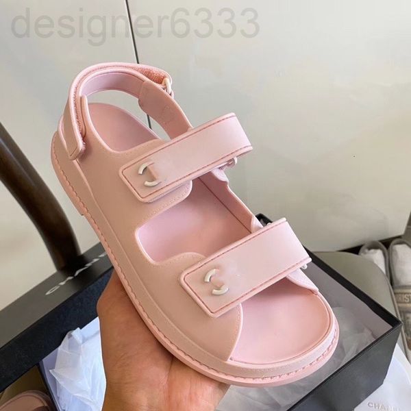 

sandals designer summer small fragrance simple thick bottom roman candy fairy flat sandals women's fashion 5sbh, Black