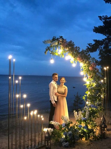 Party Dekoration Blumenrahmen Stand Hintergrund für Hochzeit Decora Bogen LED Licht Metall Gehweg HintergrundParty
