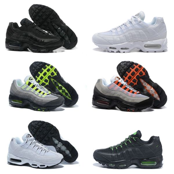 

mens running shoes yin yang og airs solar triple 95 black white worldwide seahawks particle grey neon laser fuchsia red designer sports snea