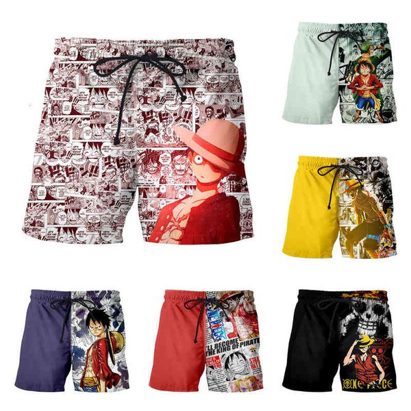 

men's shorts custom pirate king 3d digital print loose beach, White;black