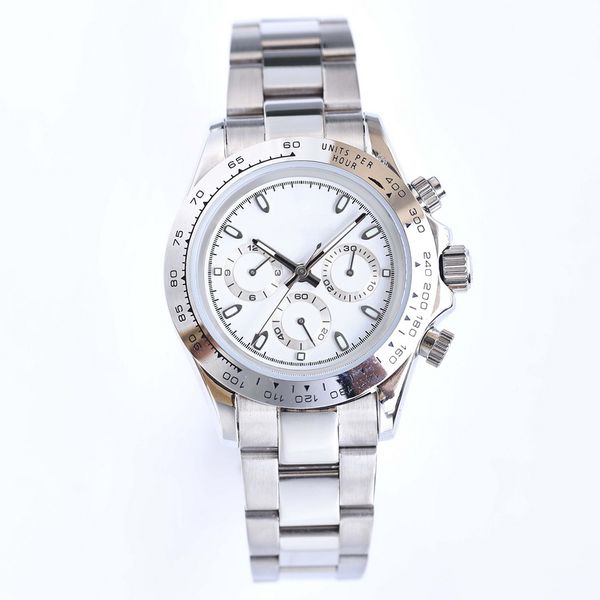 

watches for men oyster perpetual white stainless steel 41mm multi dial 2813 automatic mechanical 904l sport watchs mens, Slivery;brown