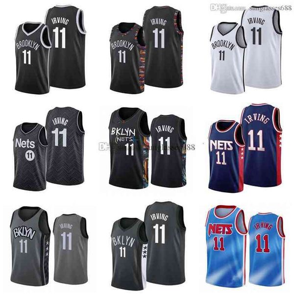 

kyrie irving jersey 2021-22 brooklyncity jerseys men youth s- in stock, Black