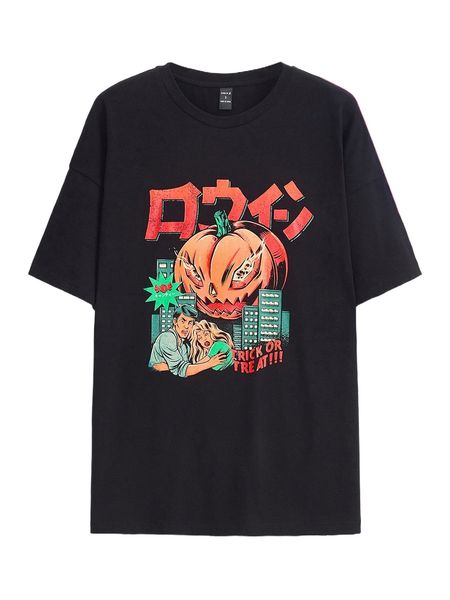 

x ilustrata letter figure graphic drop shoulder tee x0ld#, White