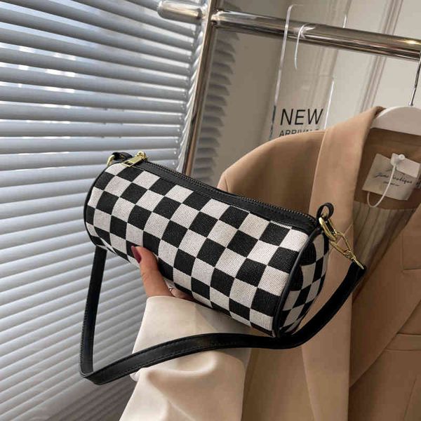 

50% linge fashion cylinder small female 2022 new leisure linge mobile air female luxury designer handbags