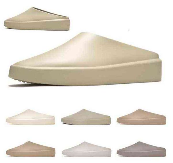 

fear for god slip-on slippers men women casual slide the california slip on cement almond concrete cream oat luxurys sandals des sandales, Black