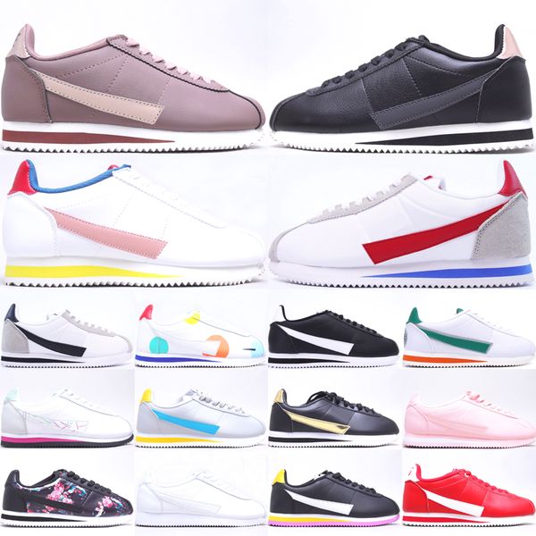 

running shoes high outdoor sneakers basic nylon leather bullet designer forrest gump particle beige bronze heel hawkins classic cortez men