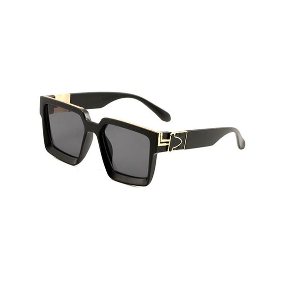 

luxury designer sunglasses woman fashion man full frame sun glasses goggle retro 6 color with box320g, White;black