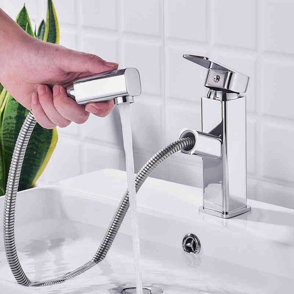 

bidet faucets copper black pull-out basin faucet square and cold wash single hole platform mixing flja