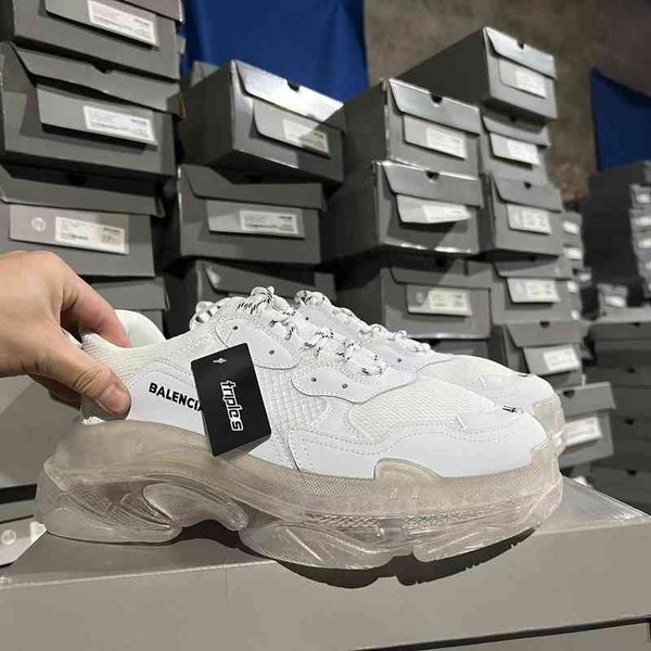

designer sports shoes balencigas garden special spring price aristocratic family second generation all white crystal six layer air cushion i
