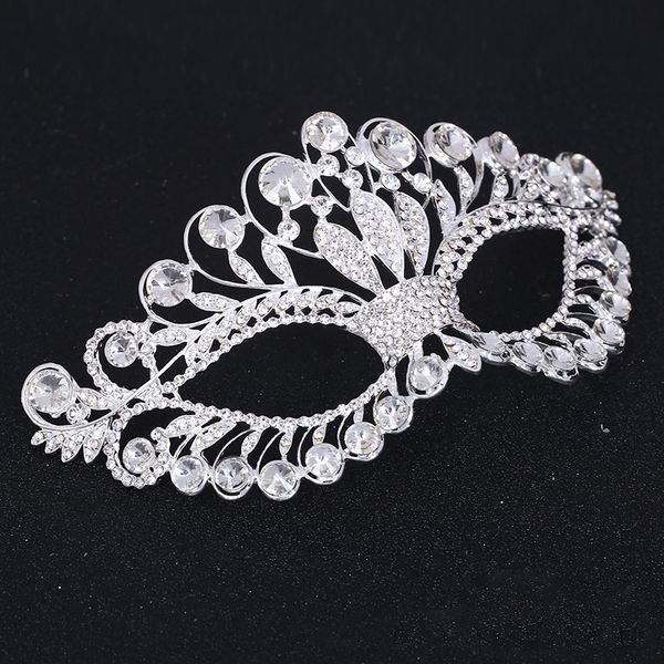 Luxus Diamant Strass Party Maske Maskerade Party Dekoration Krone Legierung Maske