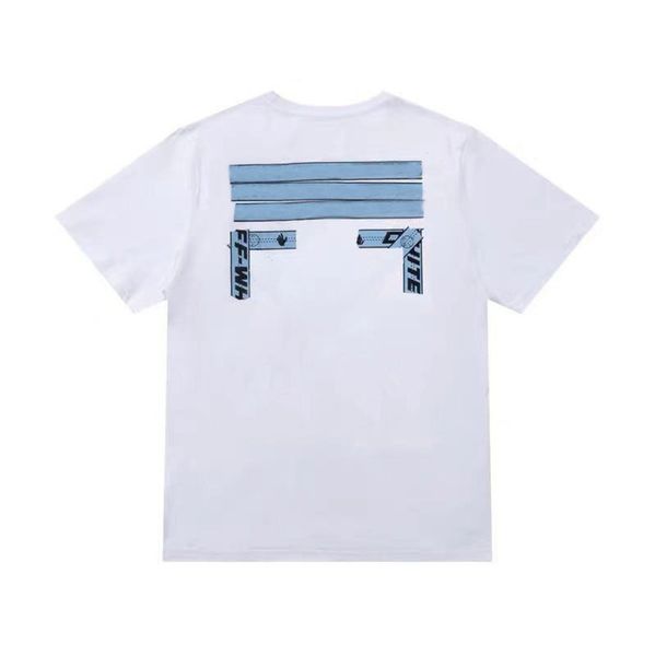 

summer mens loose t shirts fashion tees designers offs brands man women casual t-shirt luxury clothing street shorts sleeve letter arrow bl, White;black