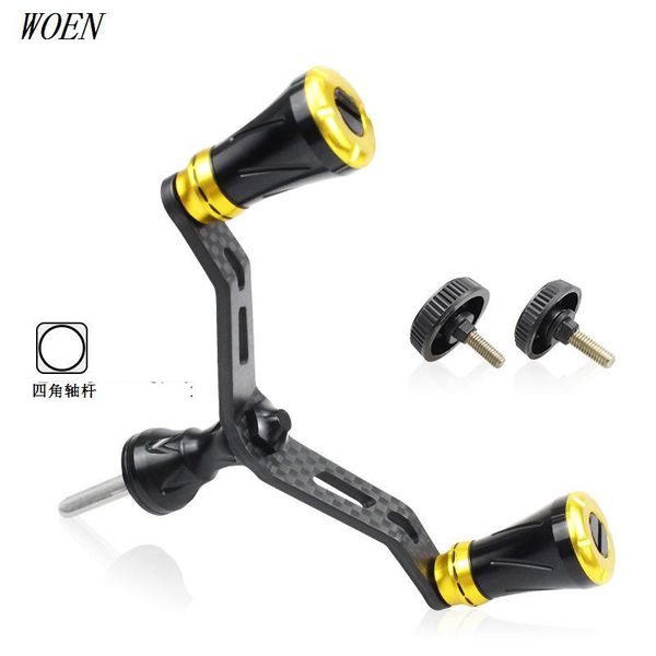 

woen spinning wheel carbon fiber double rocker arm lightweight material s brand fishing reel handle retrofit accessories