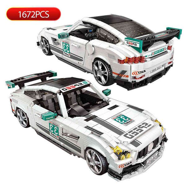 

pcs loz city mini racecar building blocks supercar vehicle moc model bricks toys for children boys gift j220624