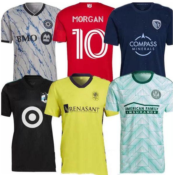 

2022 2023 mls edition atlanta fc inter miami soccer jersey lafc orlando shirt 22 23 houston new york city seattle sounders portland timbers, Black;yellow