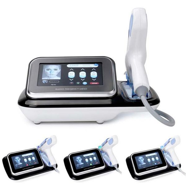 

water mesotherapy gun radio frequency rf meso fade facial spots facial skin beauty device 3 light colors red blue green, Black;white