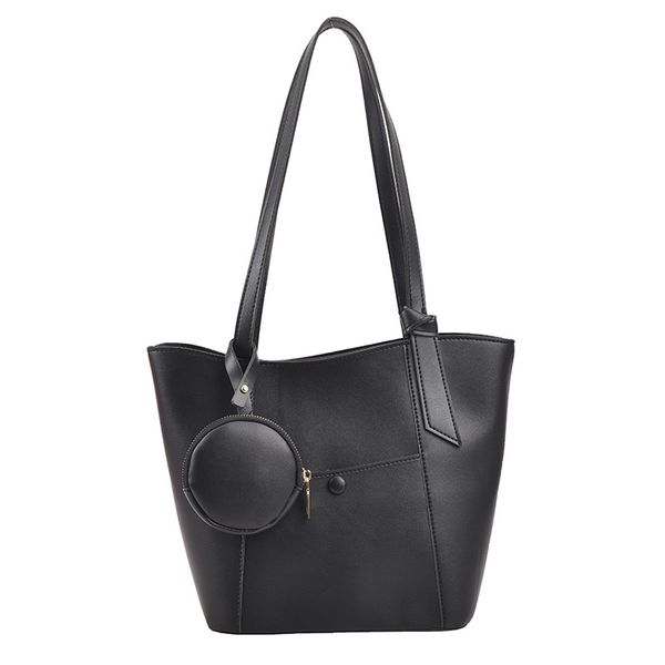 

designer bags grade casual splicing large capacity one shoulder bag 33cm