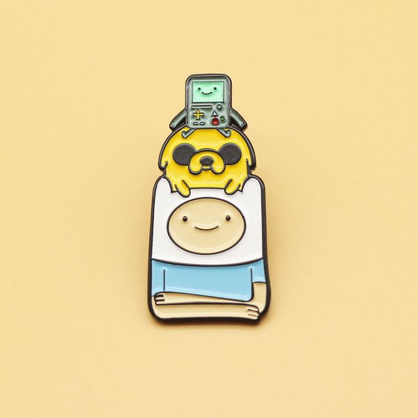 

good quality anime enamel pins custom brooches lapel badge jewelry for friends kids gift, Blue