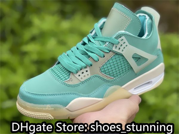 

shoes jumpman 4 iv sp womens basketball green color outdoor sports sneakers come with shoebox size 36-46 available