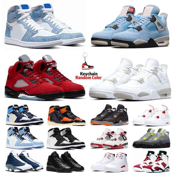 

2021 basketball shoes men women 1s high og 1 hyper royal university blue obsidian neon 4s white oreo 5s raging bull mens athletic 296k, Black