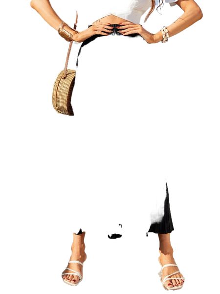 

high waist textured wide leg pants 65cs#, Black;white