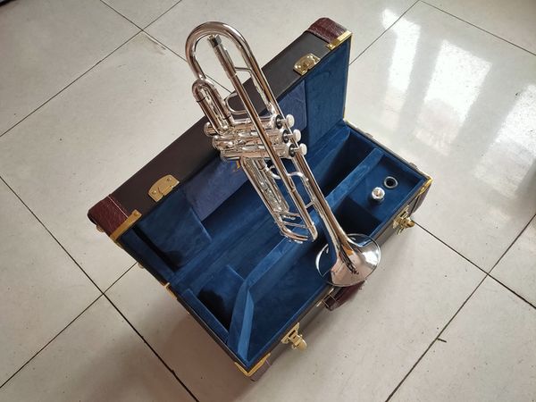 

lt180s-37gs brass bb trumpet silver plated musical instruments exquisite hand carved b flat trumpet with mouthpiece