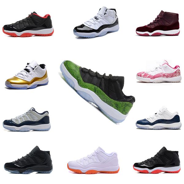 

men basketballs shoes 11 11s blue platinum tint cap and gown space jam designer mens women sports sneakers size 36-47