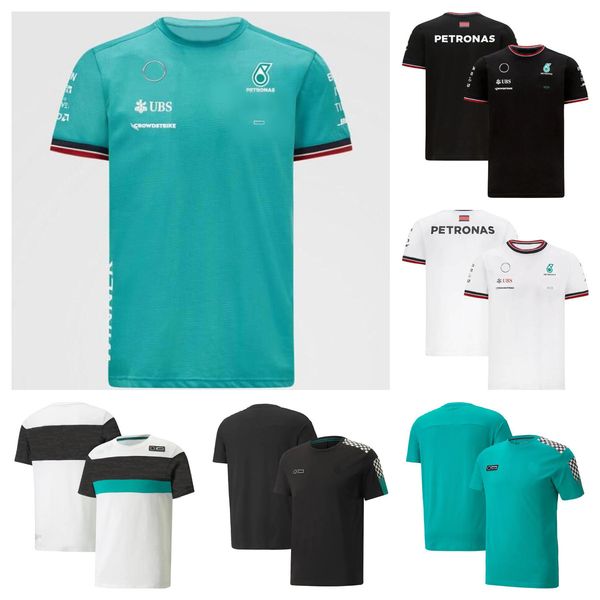 

f1 formula one racing t-shirt 2022 new round neck shirt with the same custom